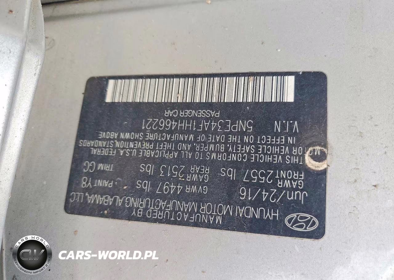 2017 Hyundai Sonata Limited VIN:5NPE34AF1HH466221 - 12