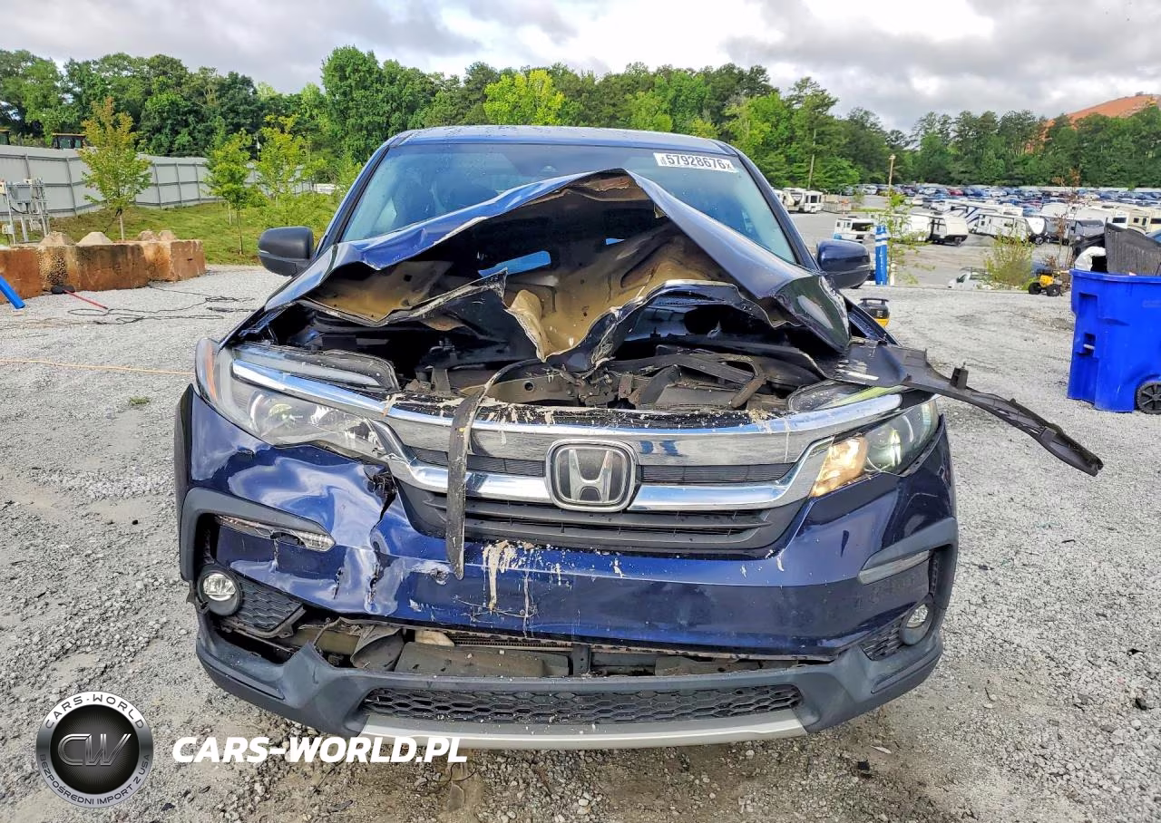 2019 Honda Pilot Ex VIN:5FNYF5H35KB026790 - 5