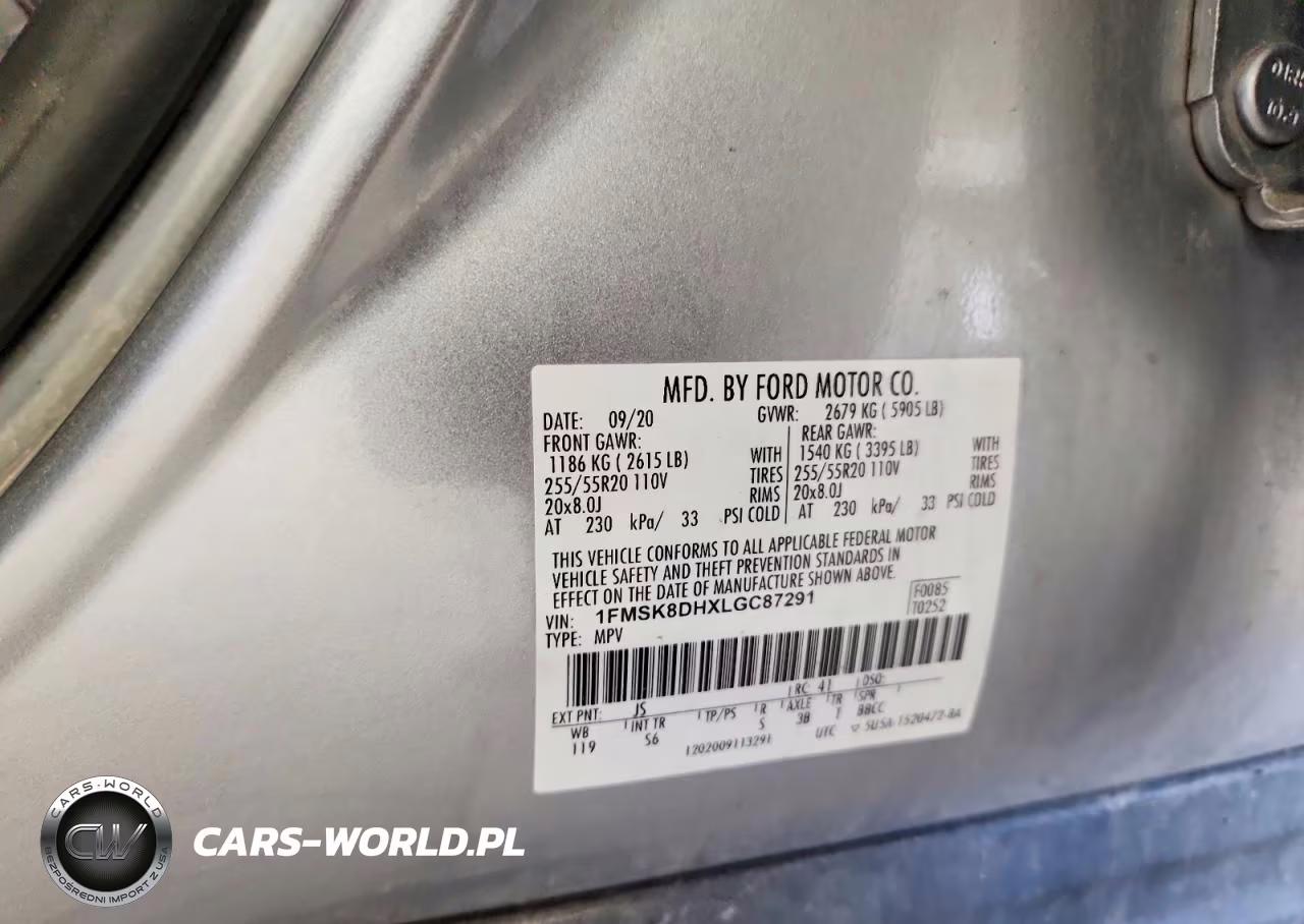 2020 Ford Explorer Xlt VIN:1FMSK8DHXLGC87291 - 13