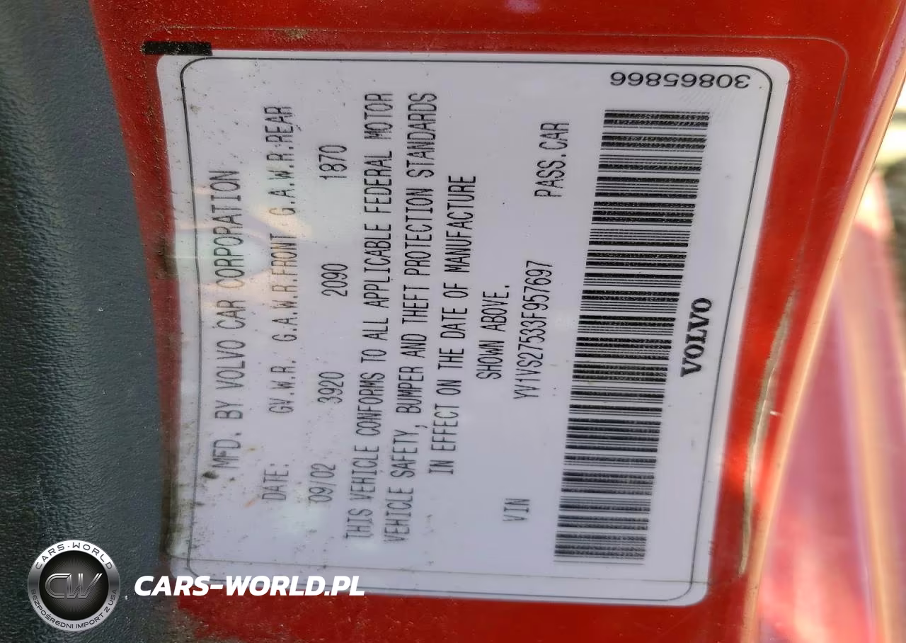 2003 Volvo S40 1.9T VIN:YV1VS27533F957697 - 12