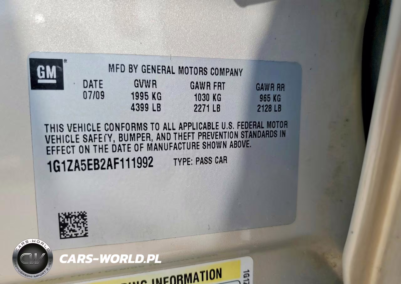 2010 Chevrolet Malibu Ls VIN:1G1ZA5EB2AF111992 - 12