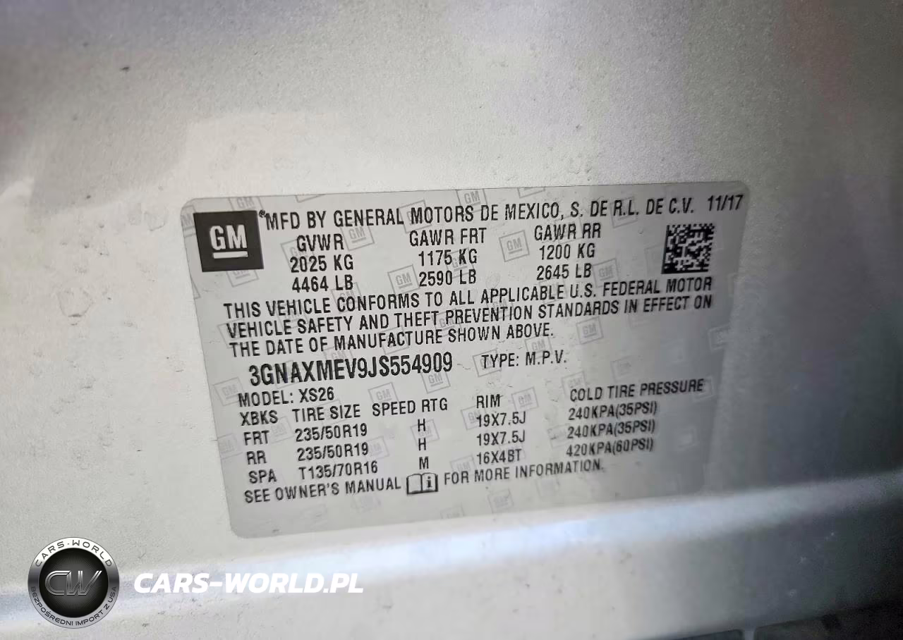 2018 Chevrolet Equinox Premier VIN:3GNAXMEV9JS554909 - 14