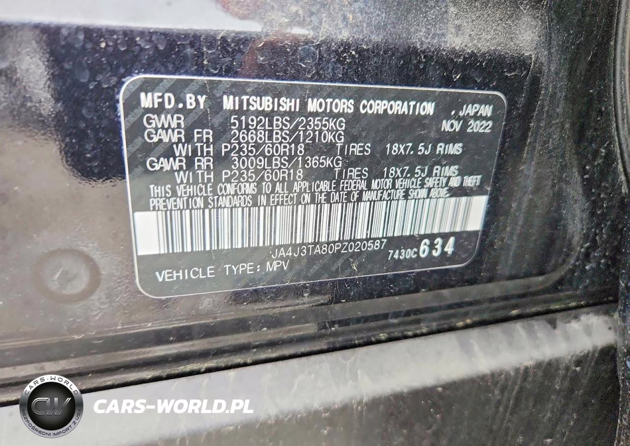 2023 Mitsubishi Outlander Es 2.5 2Wd VIN:JA4J3TA80PZ020587 - 13