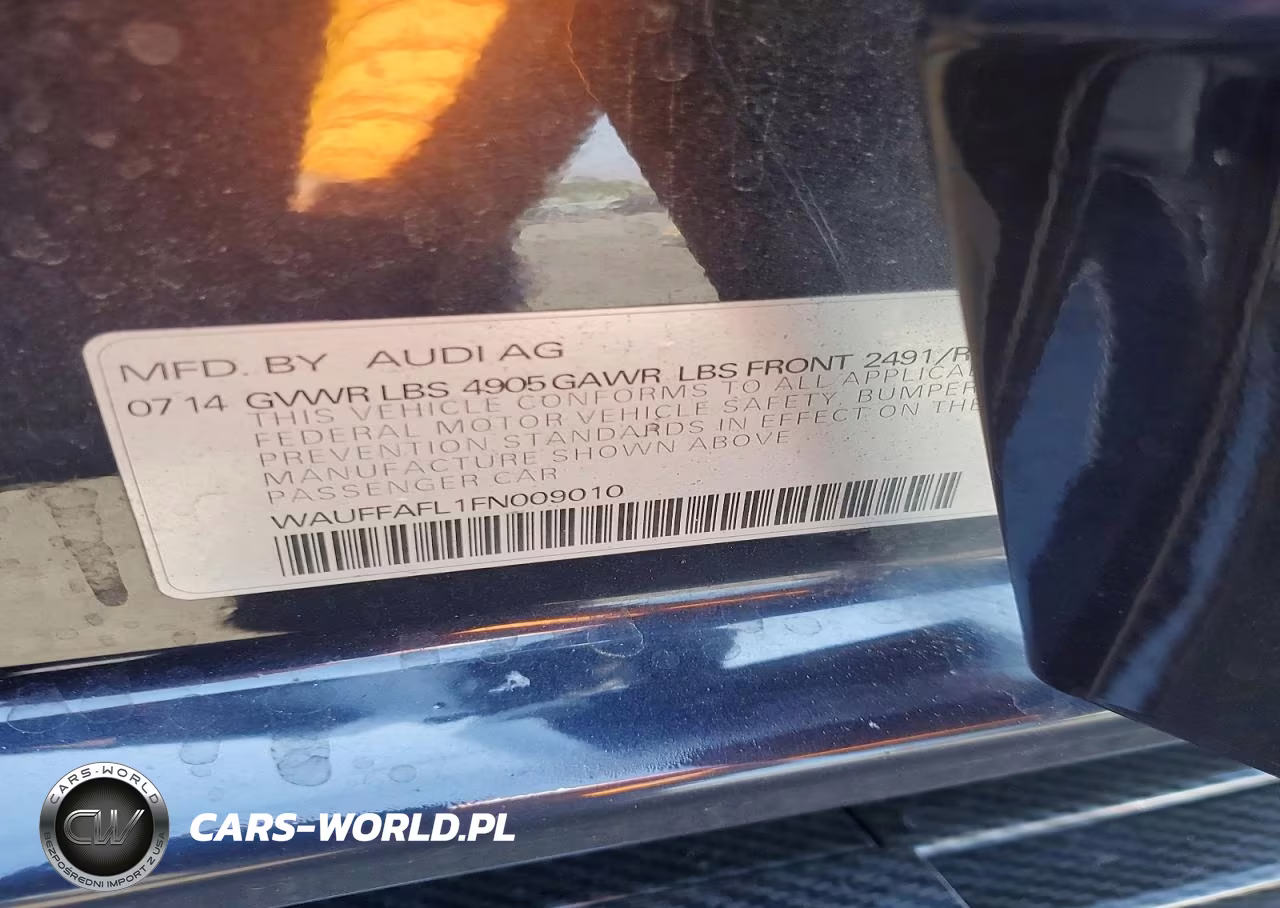 2015 Audi A4 Premium Plus VIN:WAUFFAFL1FN009010 - 12