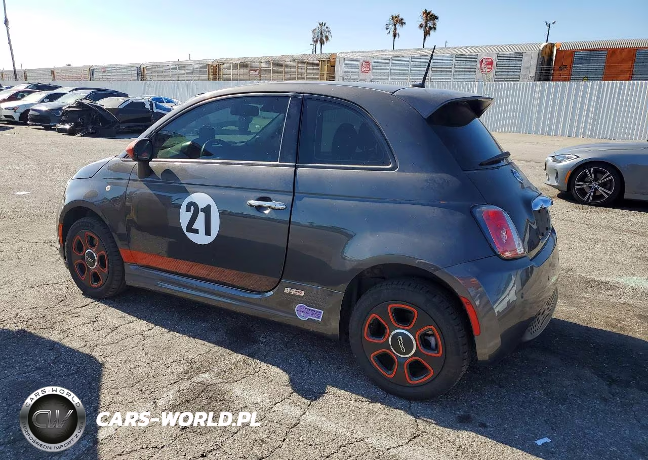 2015 Fiat 500 Electric VIN:3C3CFFGE5FT749795 - 2