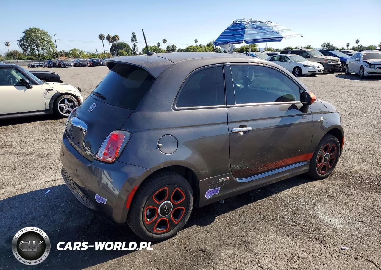 2015 Fiat 500 Electric VIN:3C3CFFGE5FT749795 - 3