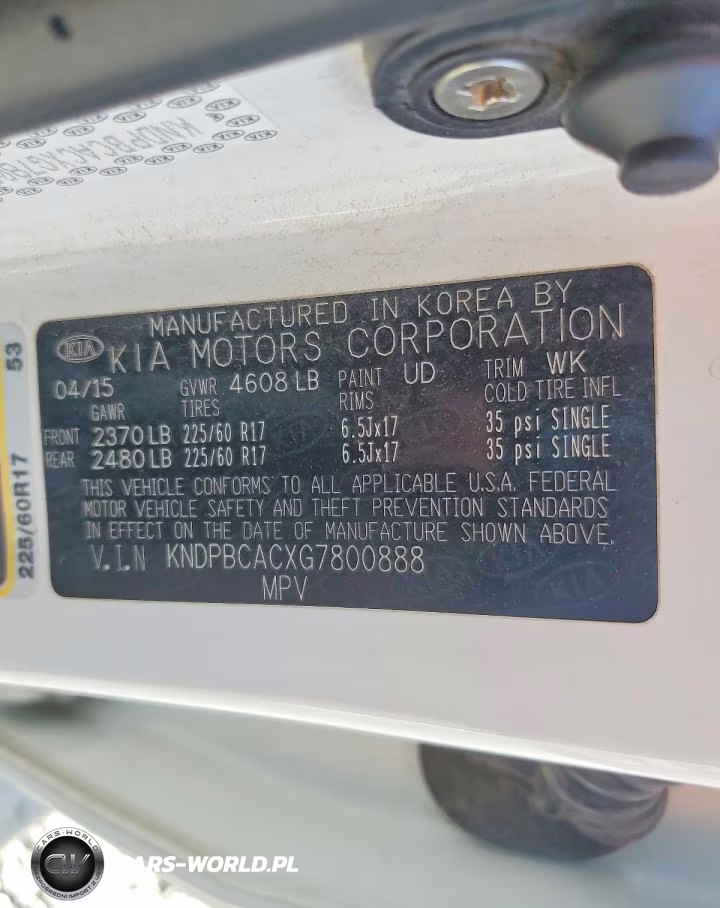 2016 Kia Sportage Lx VIN:KNDPBCACXG7800888 - 14
