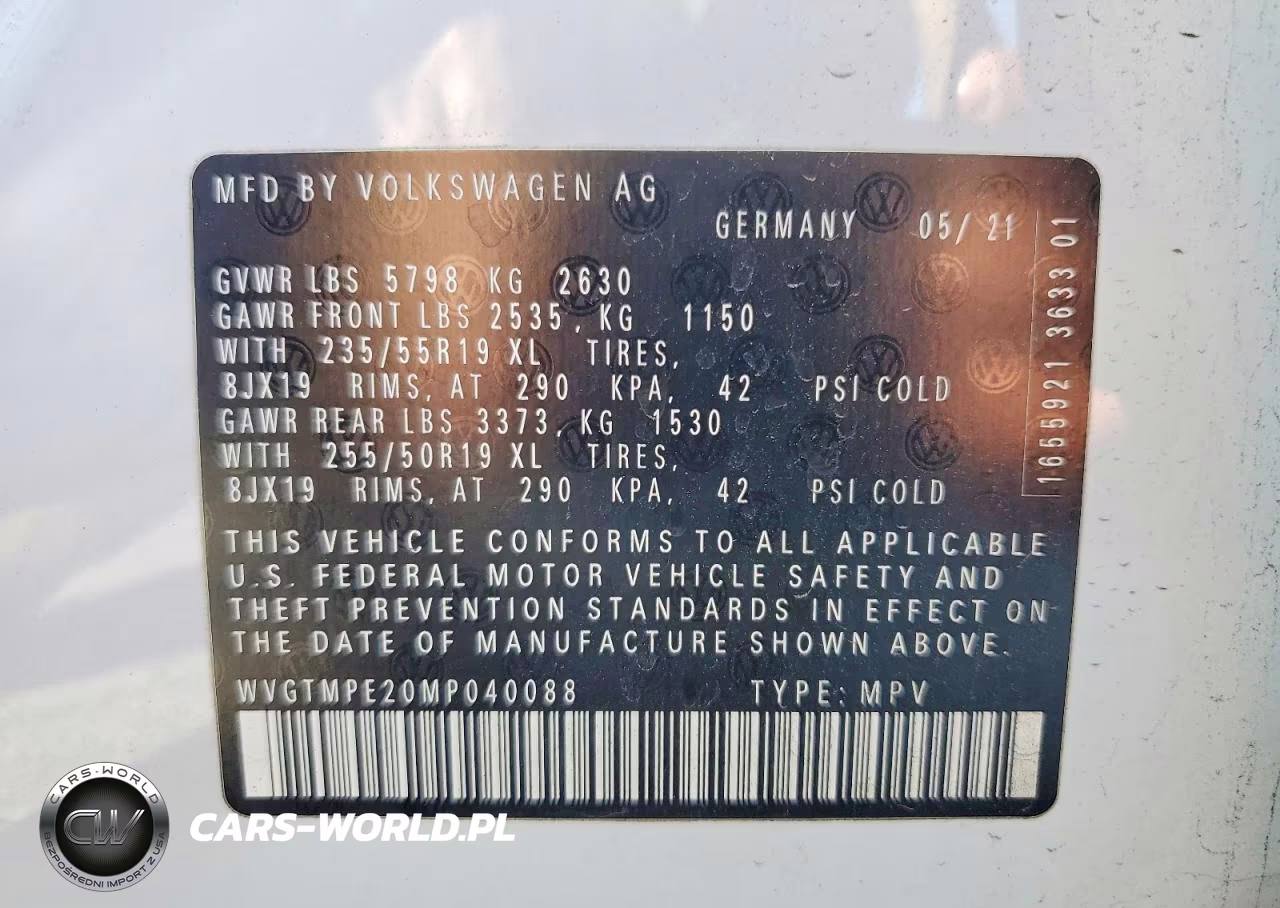 2021 Volkswagen Id.4 Pro S VIN:WVGTMPE20MP040088 - 13