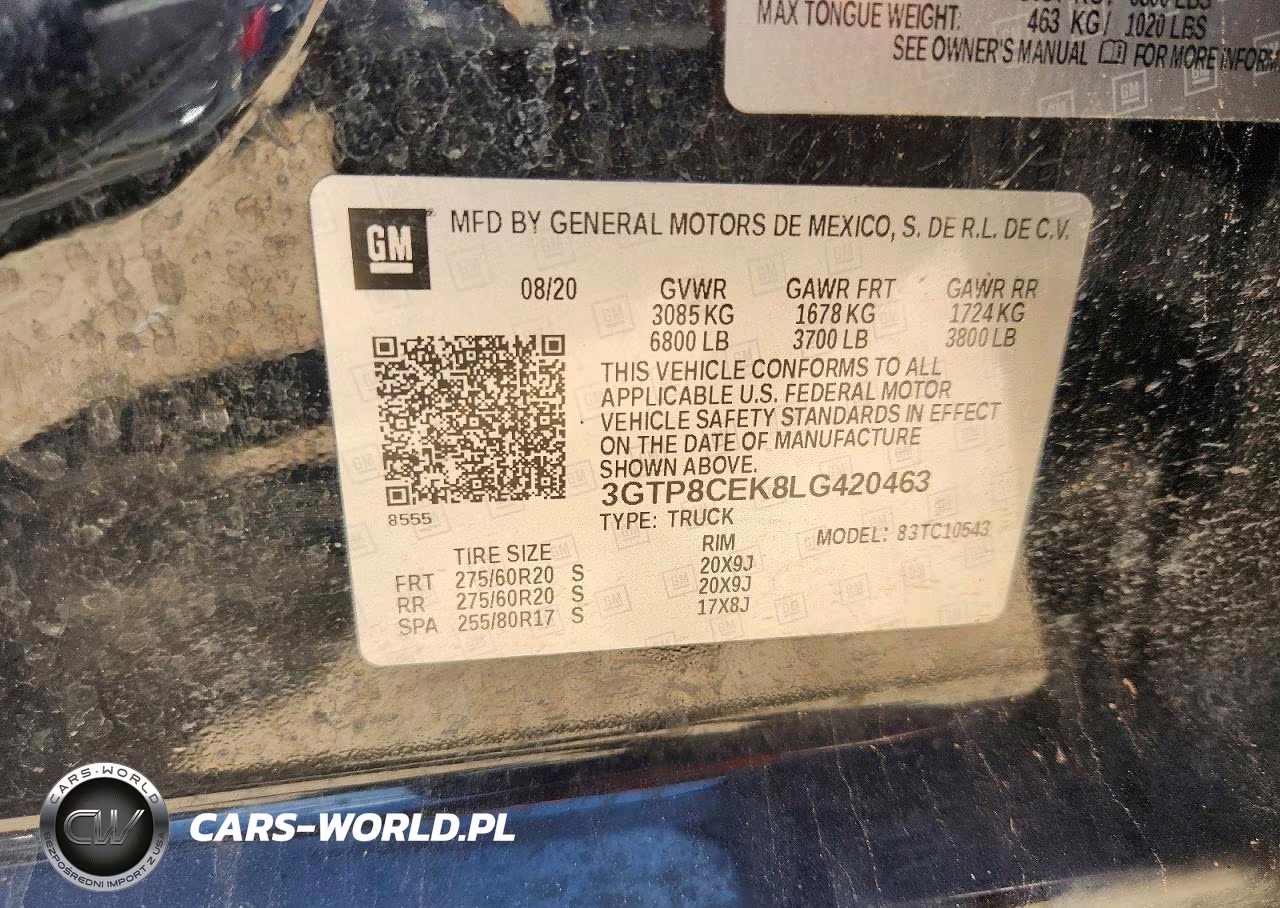 2020 GMC Sierra C1500 Elevation VIN:3GTP8CEK8LG420463 - 12