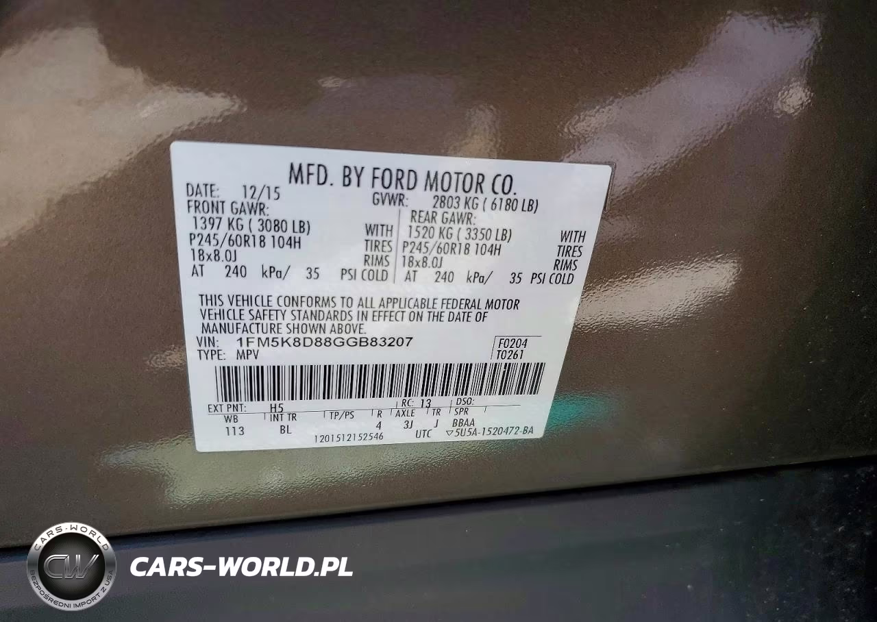 2016 Ford Explorer Xlt VIN:1FM5K8D88GGB83207 - 13