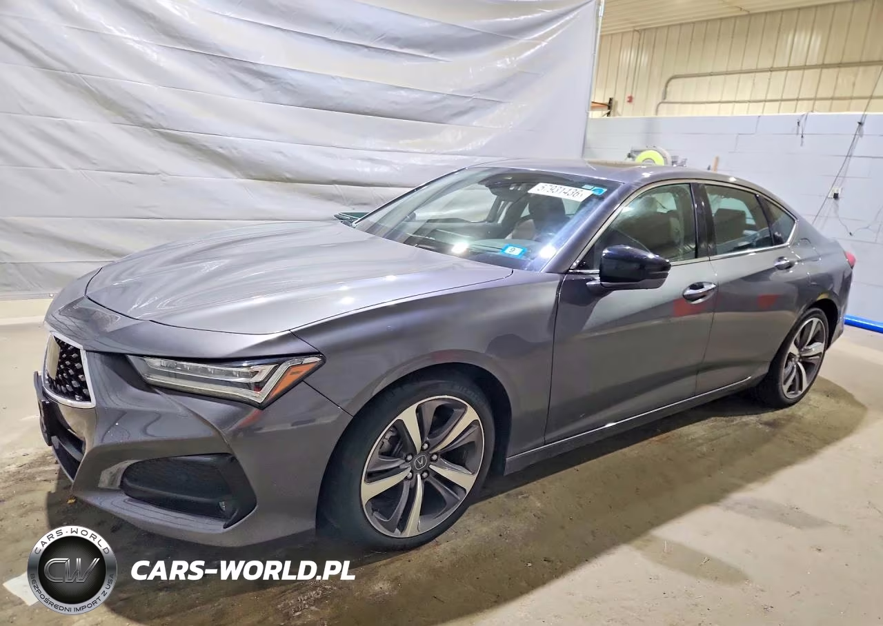 2021 Acura Tlx Advance VIN:19UUB6F60MA000382 - 1