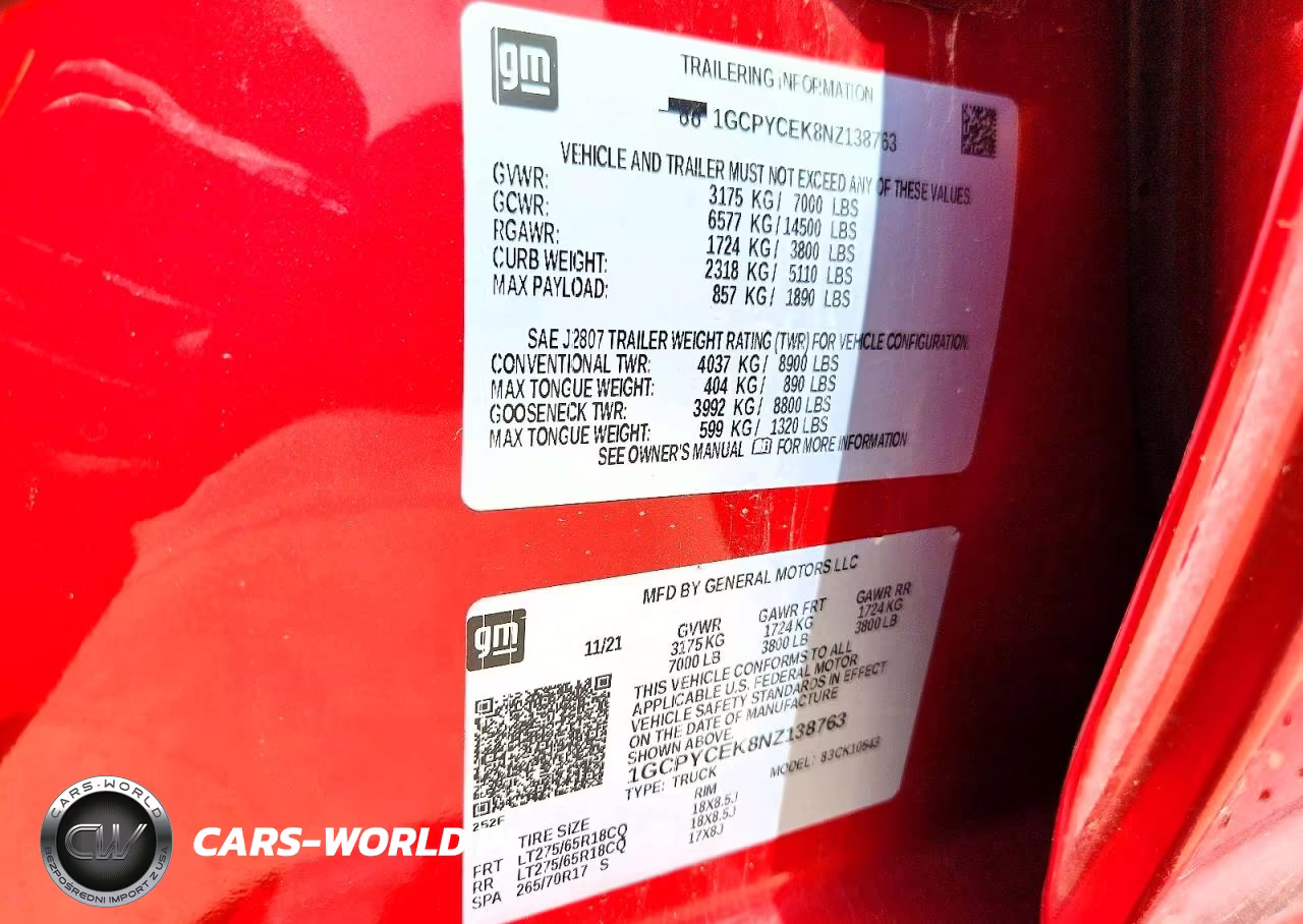 2022 Chevrolet Silverado 1500 Ltd 4Wd Short Bed Custom Trail Boss VIN:1GCPYCEK8NZ138763 - 12