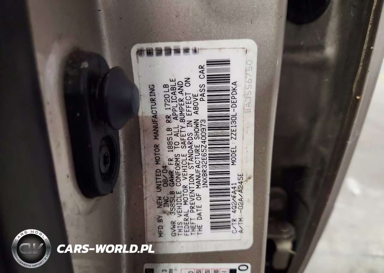 2005 Toyota Corolla Ce VIN:1NXBR32E65Z400973 - 12