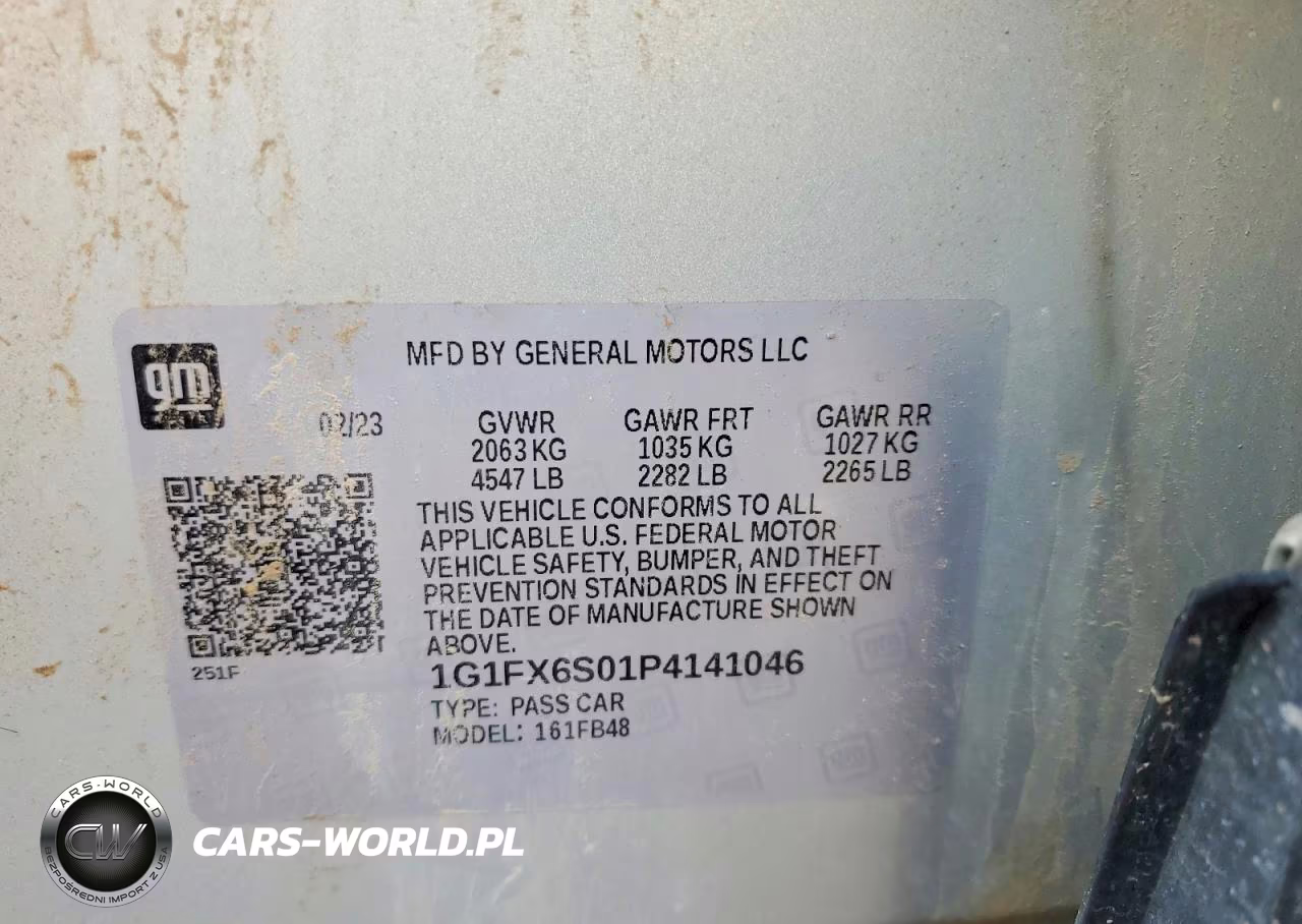 2023 Chevrolet Bolt Ev 2Lt VIN:1G1FX6S01P4141046 - 13