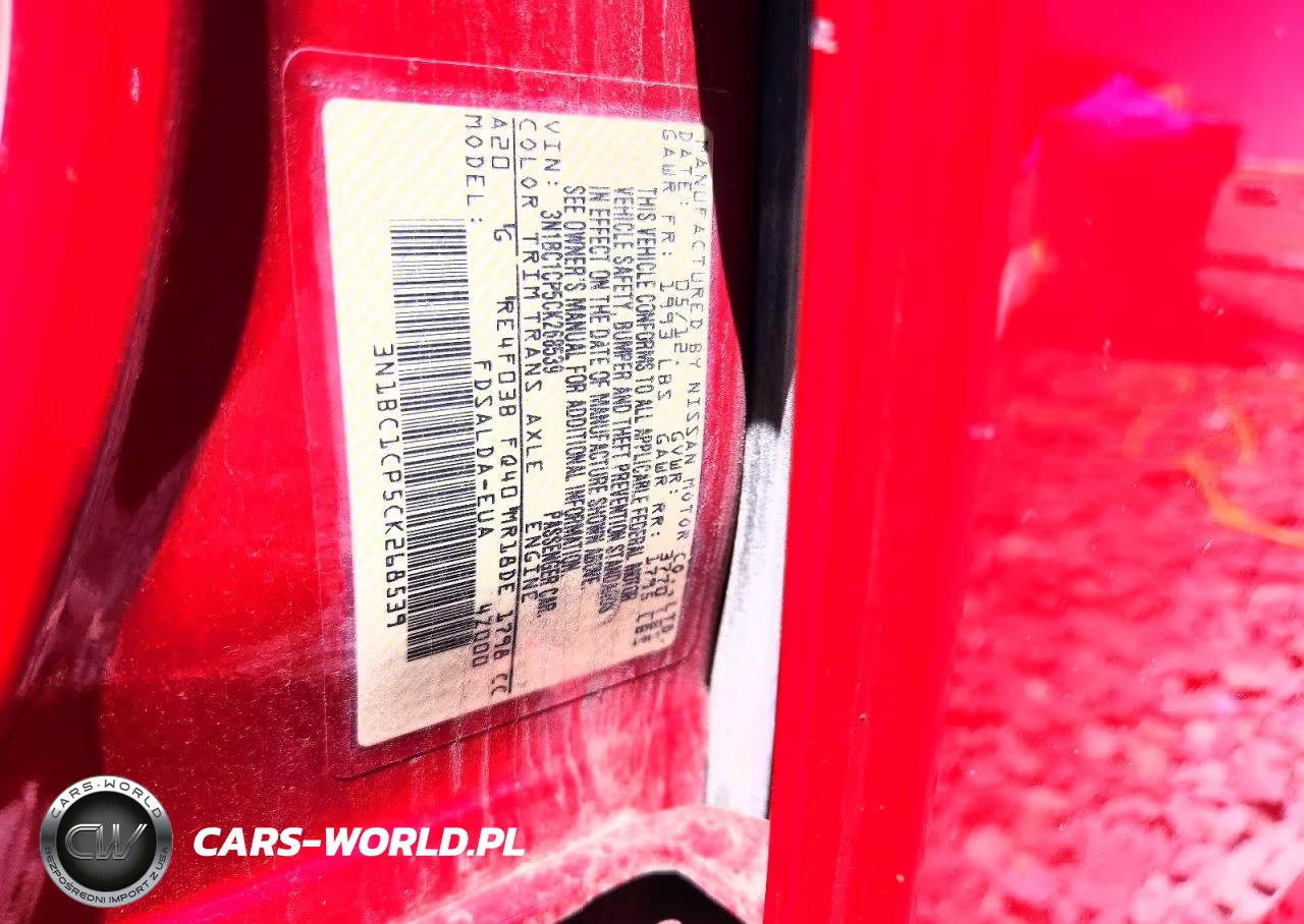 2012 Nissan Versa 1.8 S VIN:3N1BC1CP5CK268539 - 12