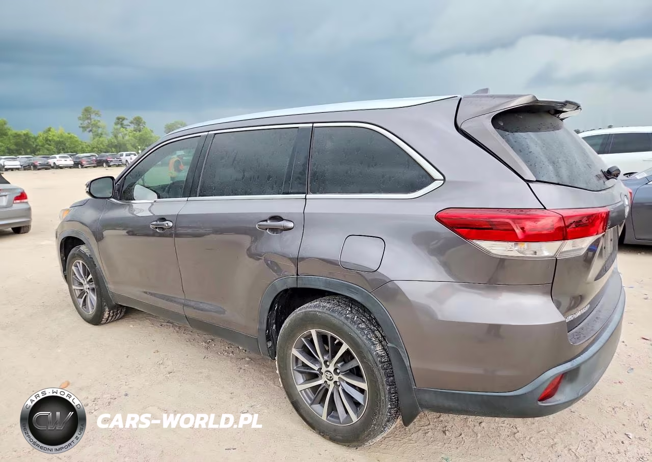 2019 Toyota Highlander Xle VIN:5TDKZRFH2KS318315 - 2