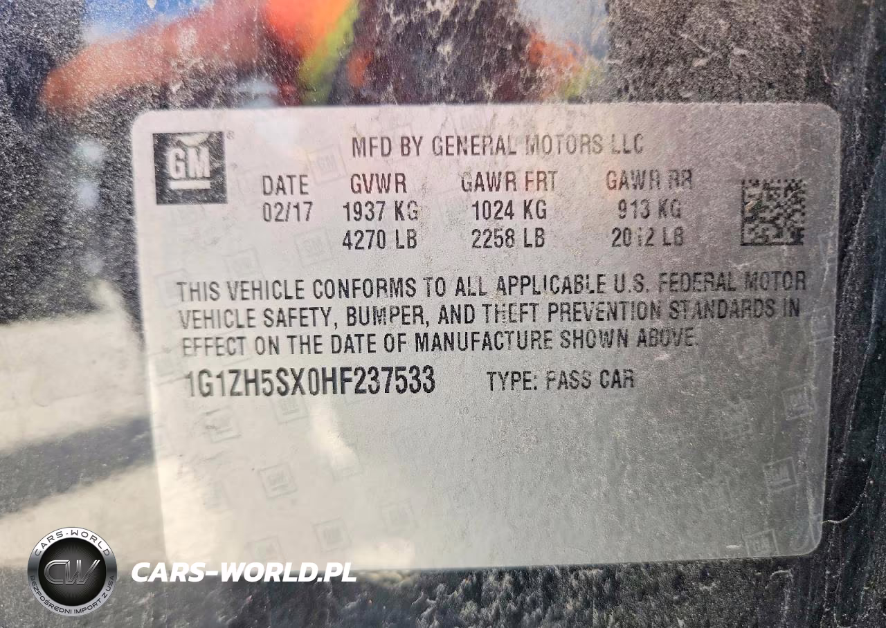 2017 Chevrolet Malibu Premier VIN:1G1ZH5SX0HF237533 - 12