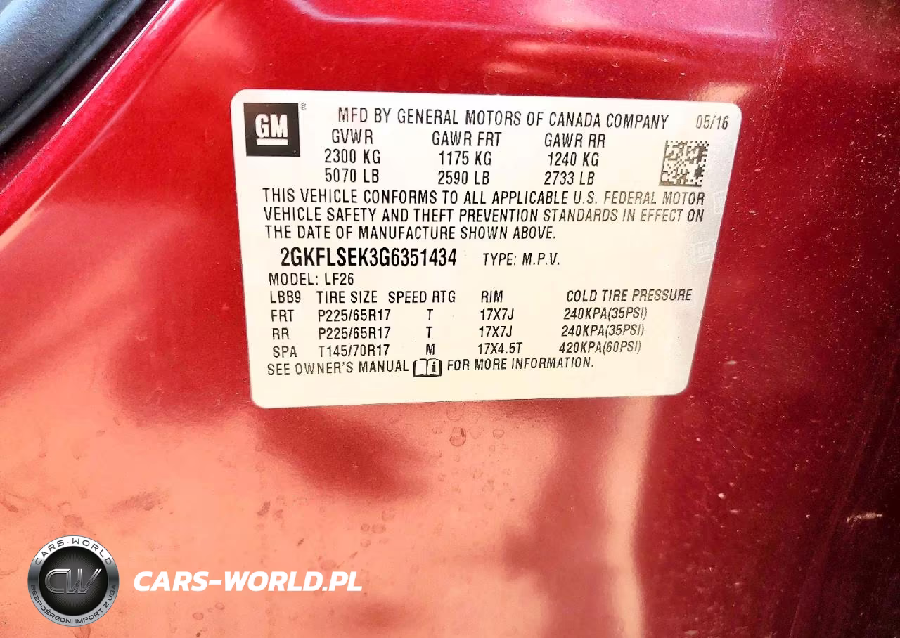 2016 GMC Terrain Sle VIN:2GKFLSEK3G6351434 - 13