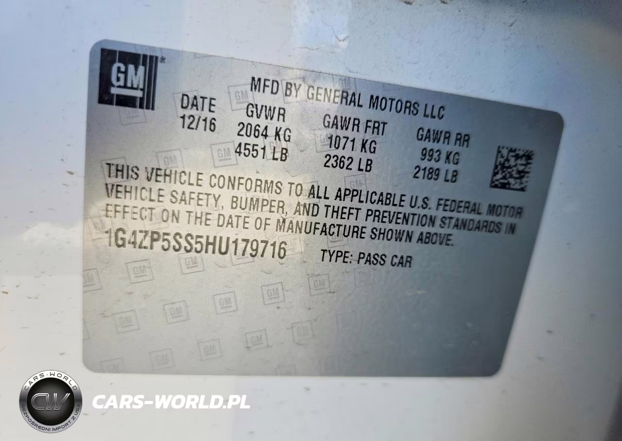 2017 Buick Lacrosse Essence VIN:1G4ZP5SS5HU179716 - 12