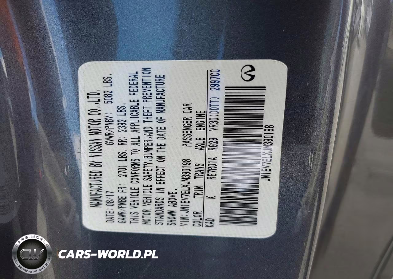 2018 Infiniti Q60 3.0T Luxe VIN:JN1EV7ELXJM390198 - 13