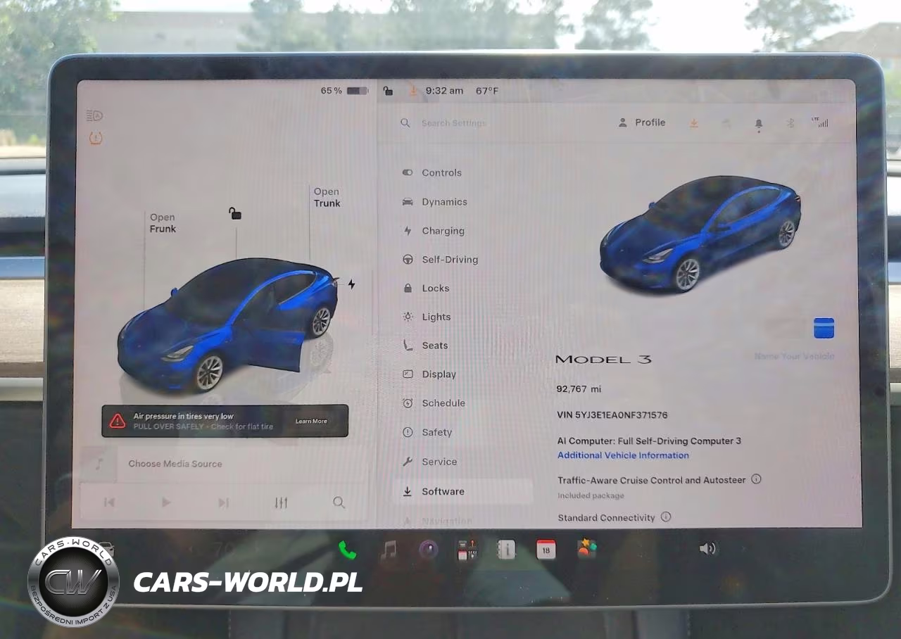 2022 Tesla Model 3 VIN:5YJ3E1EA0NF371576 - 9