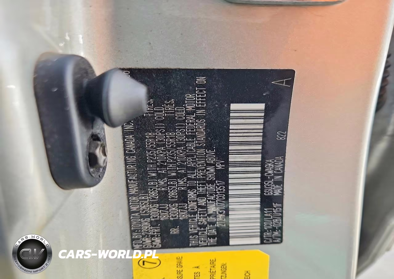 2007 Lexus Rx 350 VIN:2T2HK31U77C013517 - 13