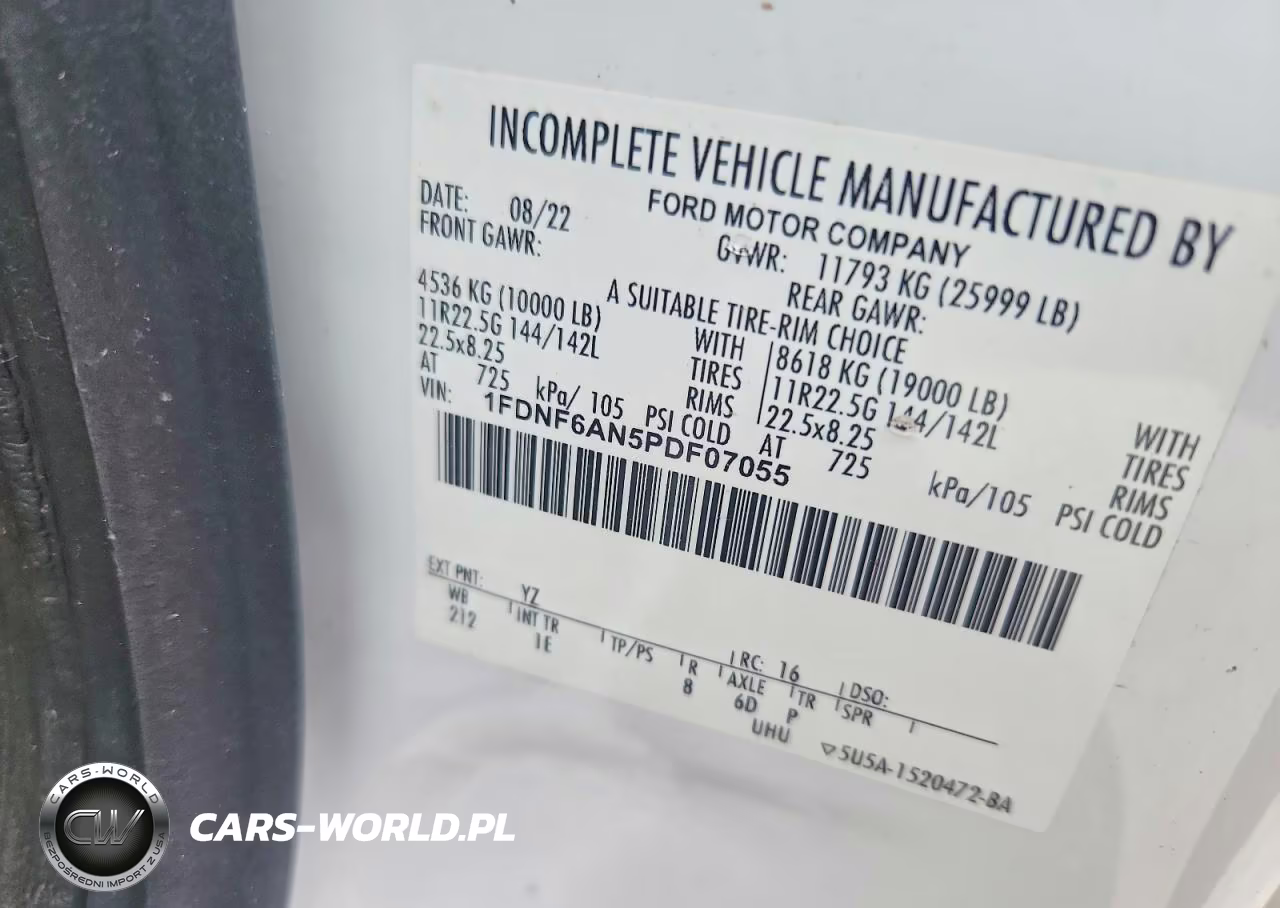2023 Ford F650 Super Duty VIN:1FDNF6AN5PDF07055 - 10