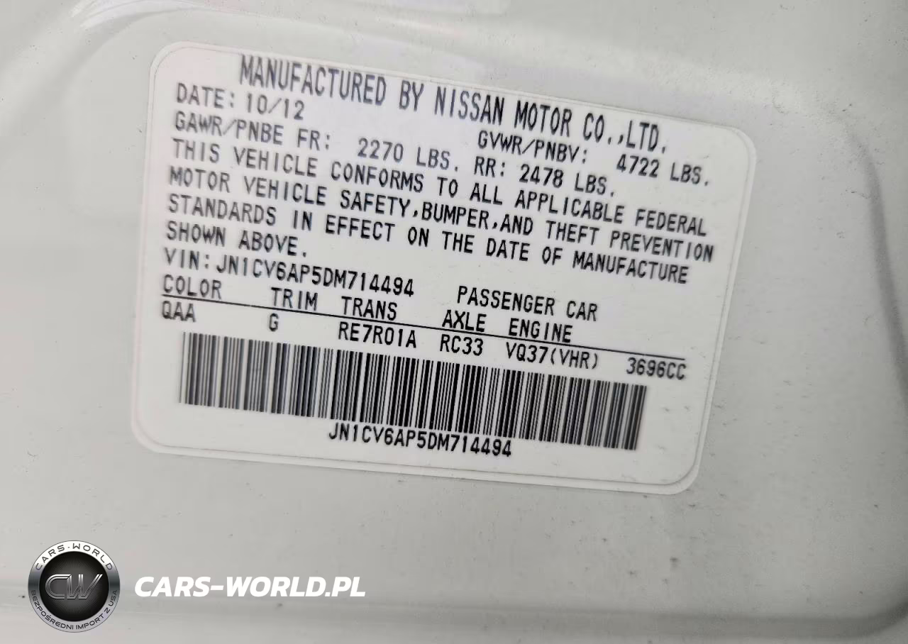 2013 Infiniti G37 Sedan Journey VIN:JN1CV6AP5DM714494 - 12