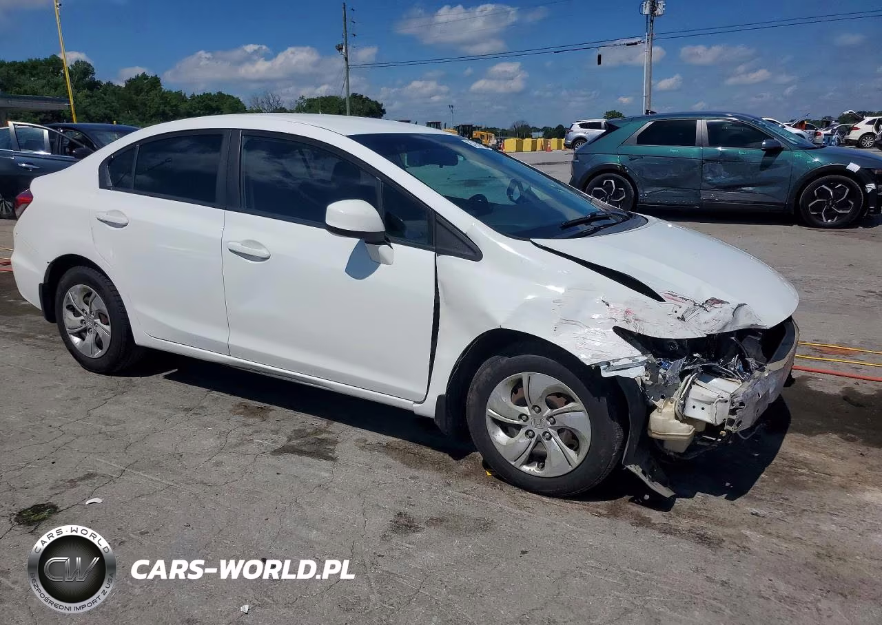 2013 Honda Civic Lx VIN:19XFB2F53DE005189 - 4