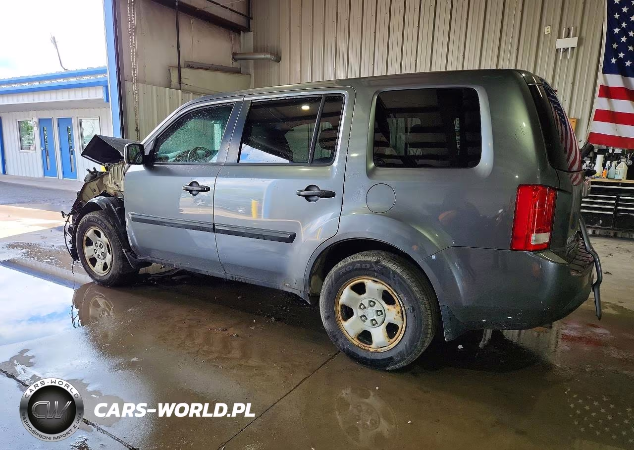 2013 Honda Pilot Lx VIN:5FNYF4H23DB069433 - 2