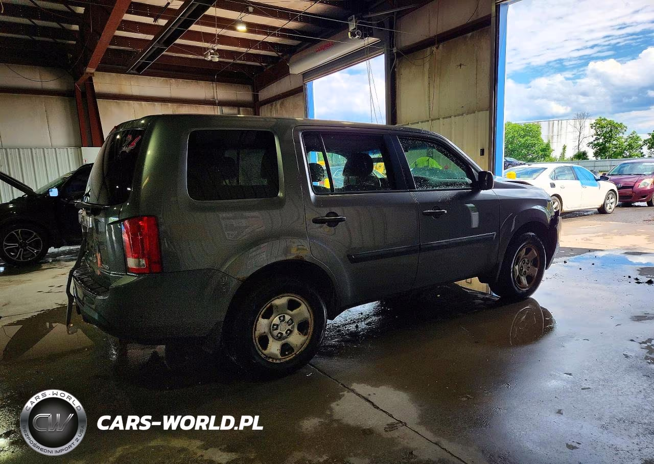 2013 Honda Pilot Lx VIN:5FNYF4H23DB069433 - 3