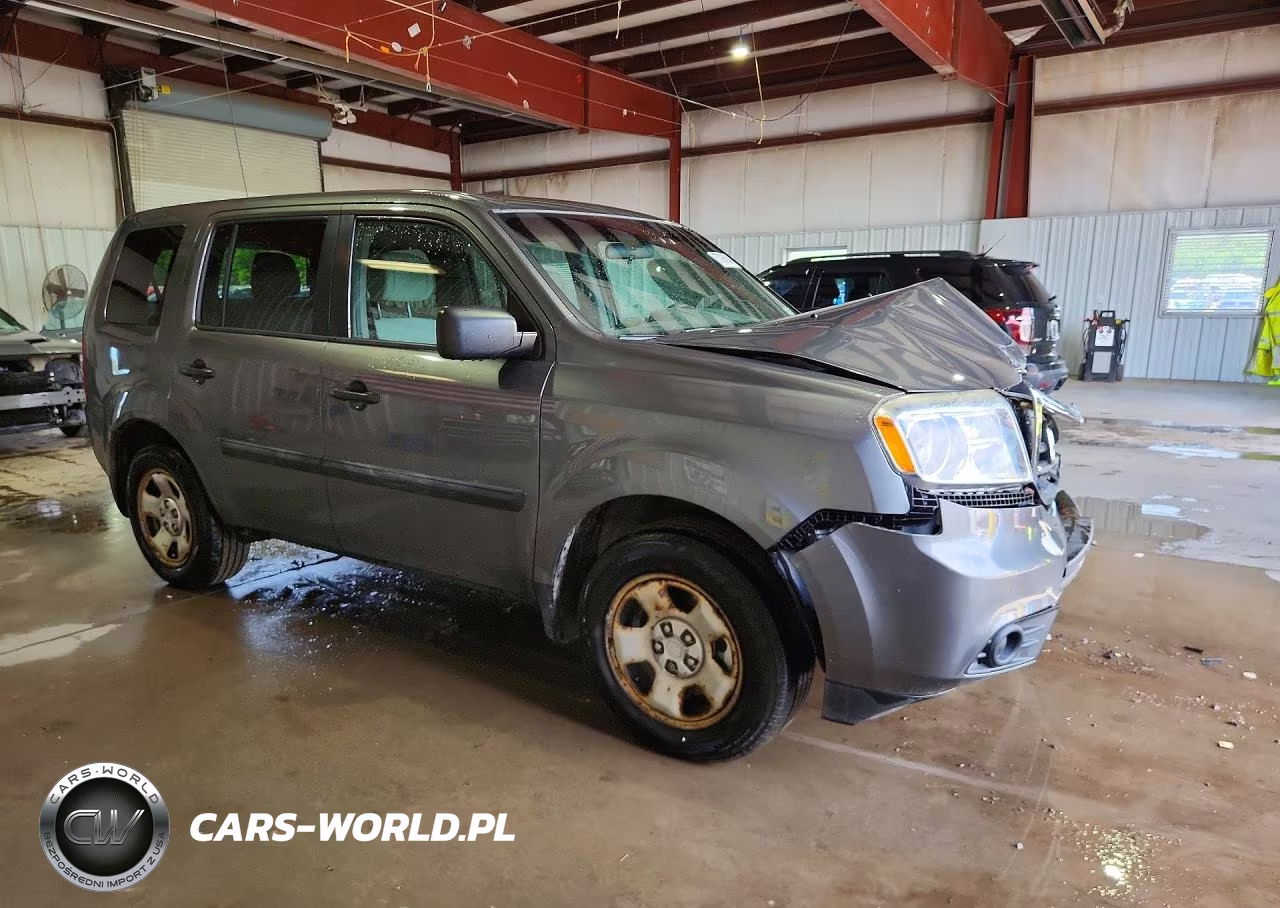 2013 Honda Pilot Lx VIN:5FNYF4H23DB069433 - 4