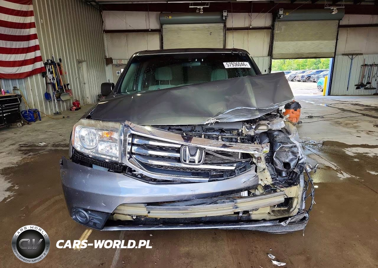 2013 Honda Pilot Lx VIN:5FNYF4H23DB069433 - 5