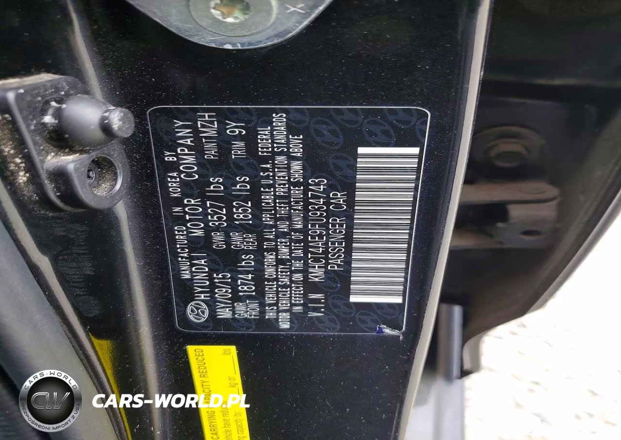 2015 Hyundai Accent Gls VIN:KMHCT4AE9FU934743 - 12