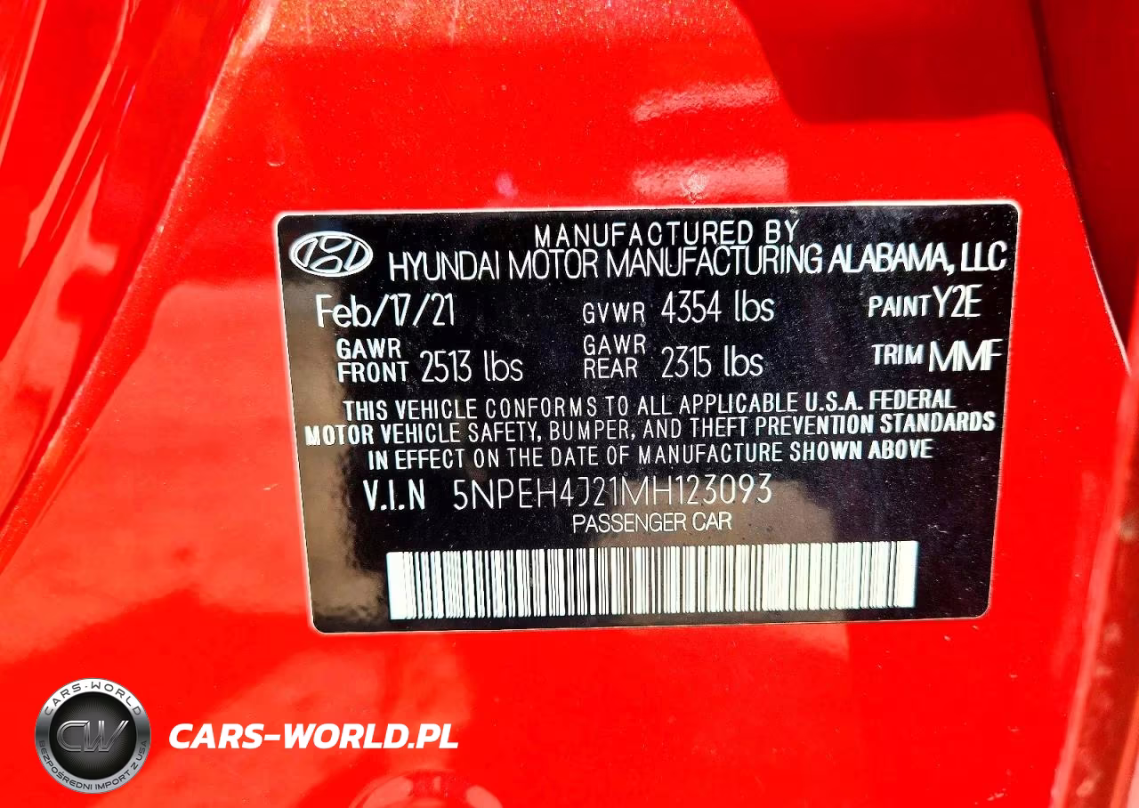 2021 Hyundai Sonata Limited VIN:5NPEH4J21MH123093 - 13