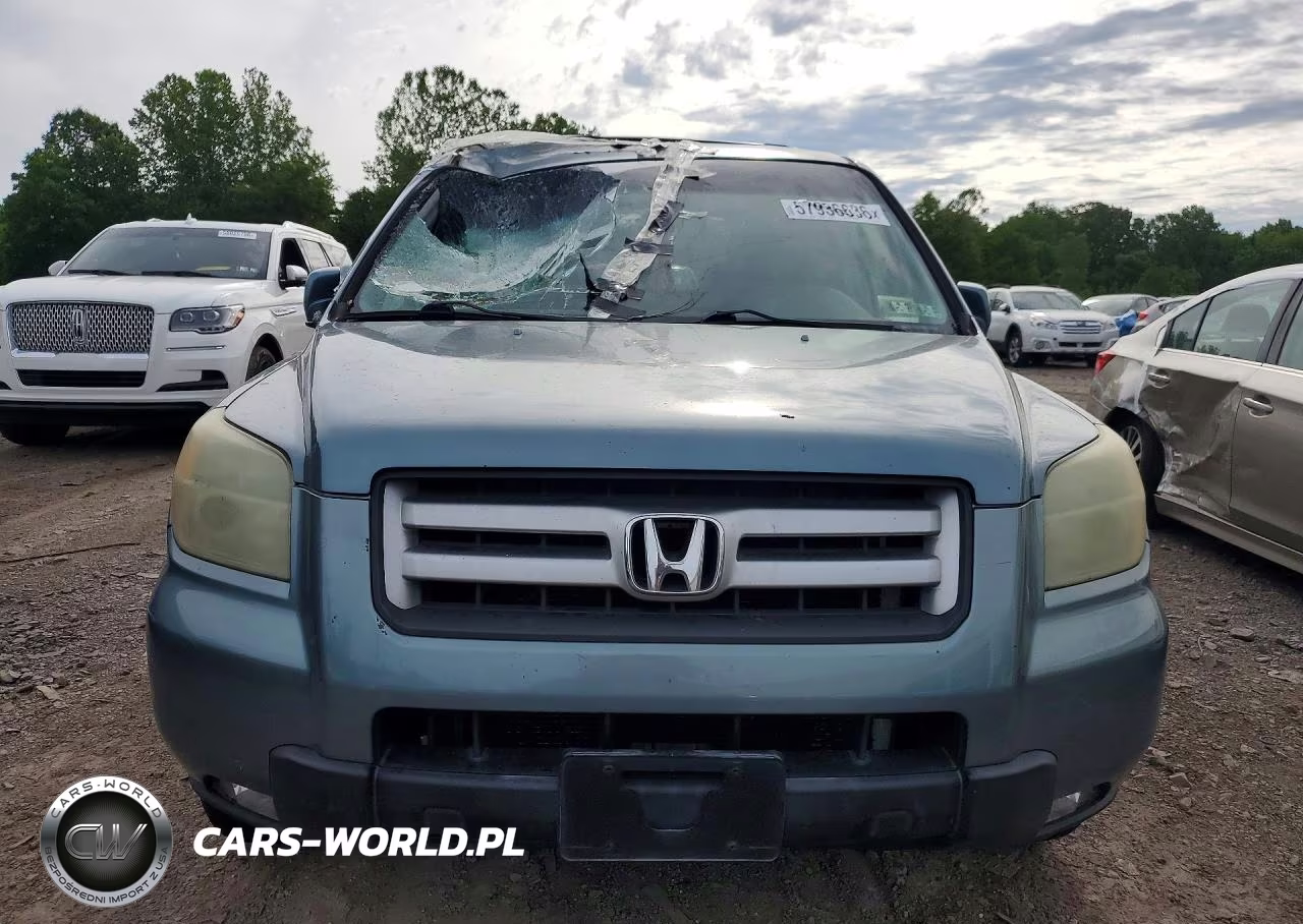 2006 Honda Pilot Ex VIN:2HKYF18706H535608 - 5