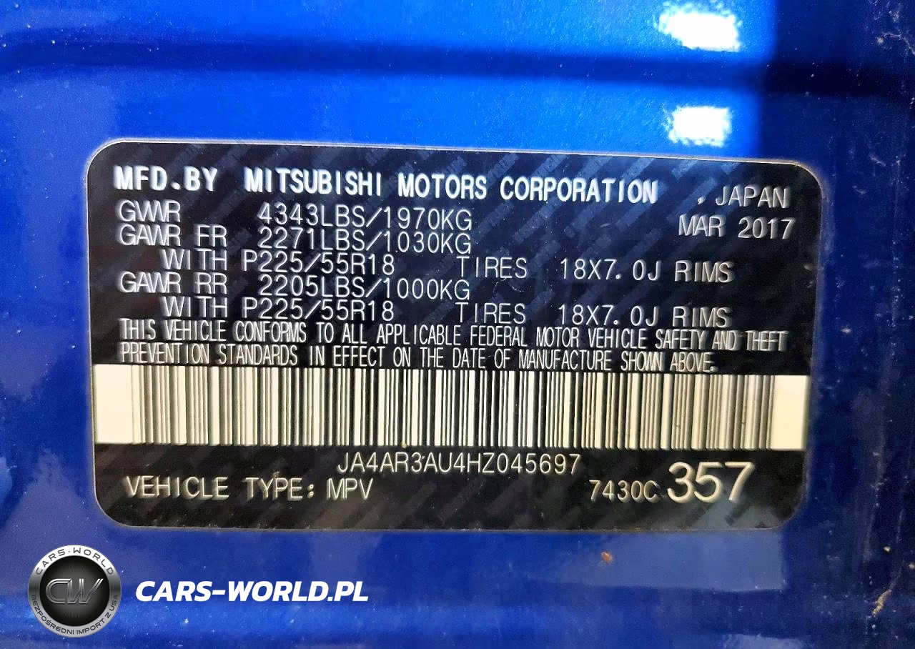 2017 Mitsubishi Outlander Sport Es VIN:JA4AR3AU4HZ045697 - 13