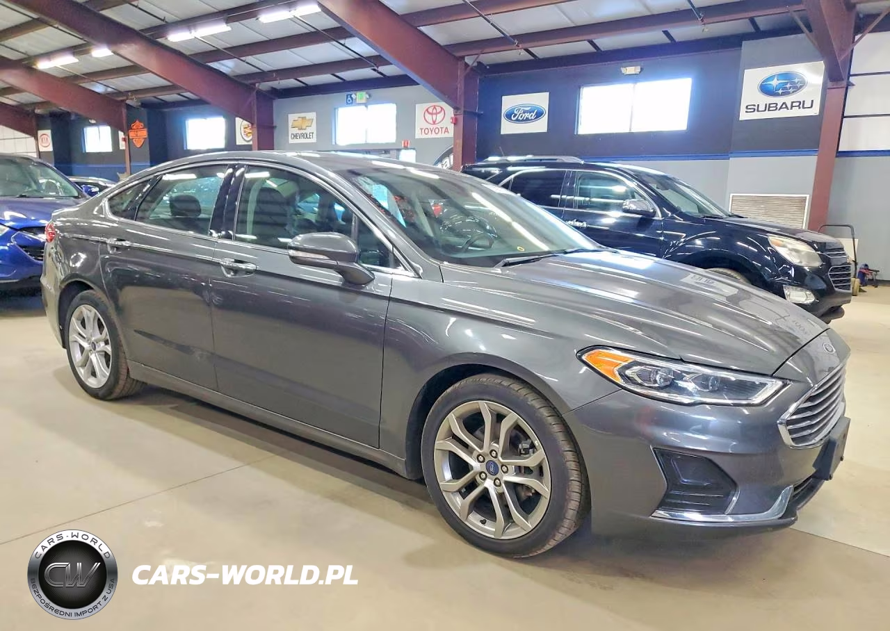 2019 Ford Fusion Sel VIN:3FA6P0CD2KR110383 - 4