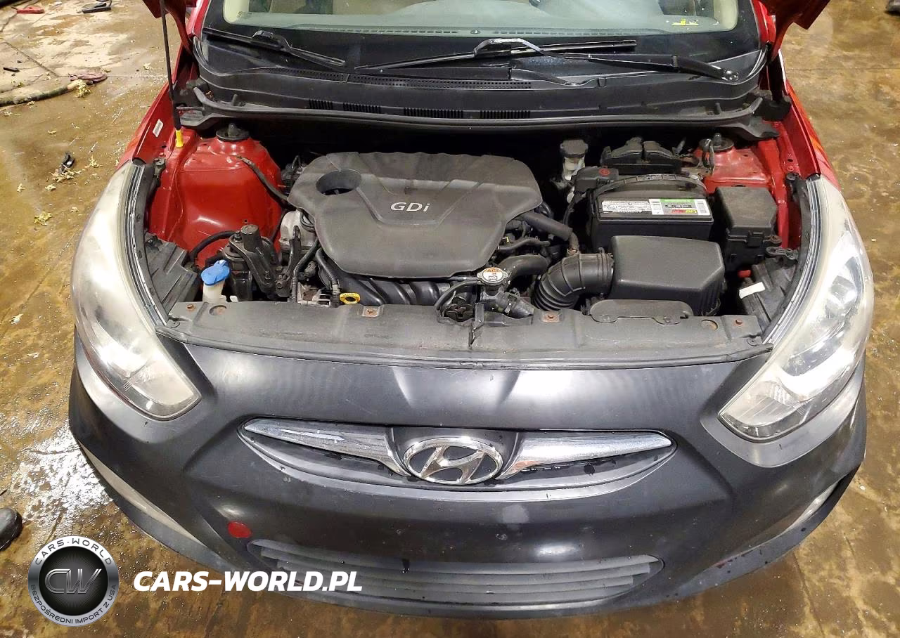 2013 Hyundai Accent Gls VIN:KMHCU4AE5DU436582 - 12