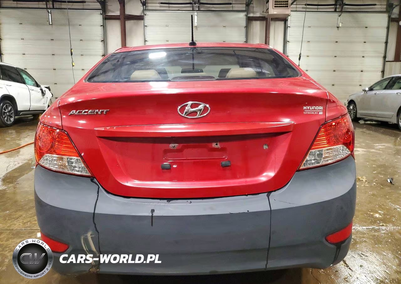 2013 Hyundai Accent Gls VIN:KMHCU4AE5DU436582 - 6