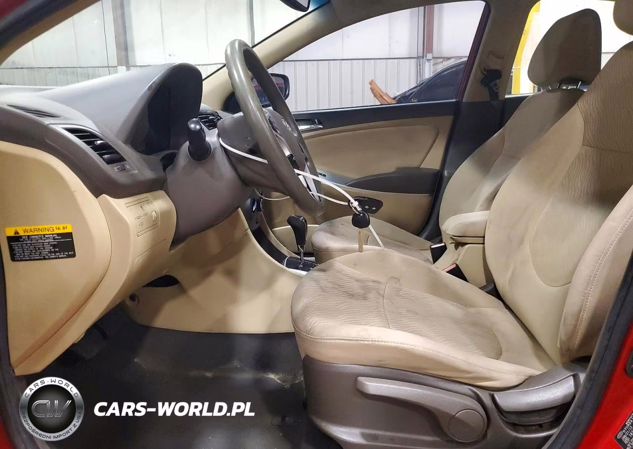 2013 Hyundai Accent Gls VIN:KMHCU4AE5DU436582 - 7