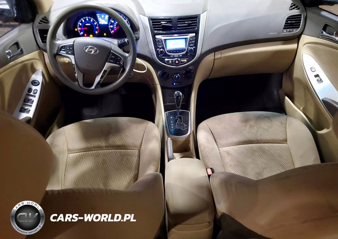 2013 Hyundai Accent Gls VIN:KMHCU4AE5DU436582 - 8