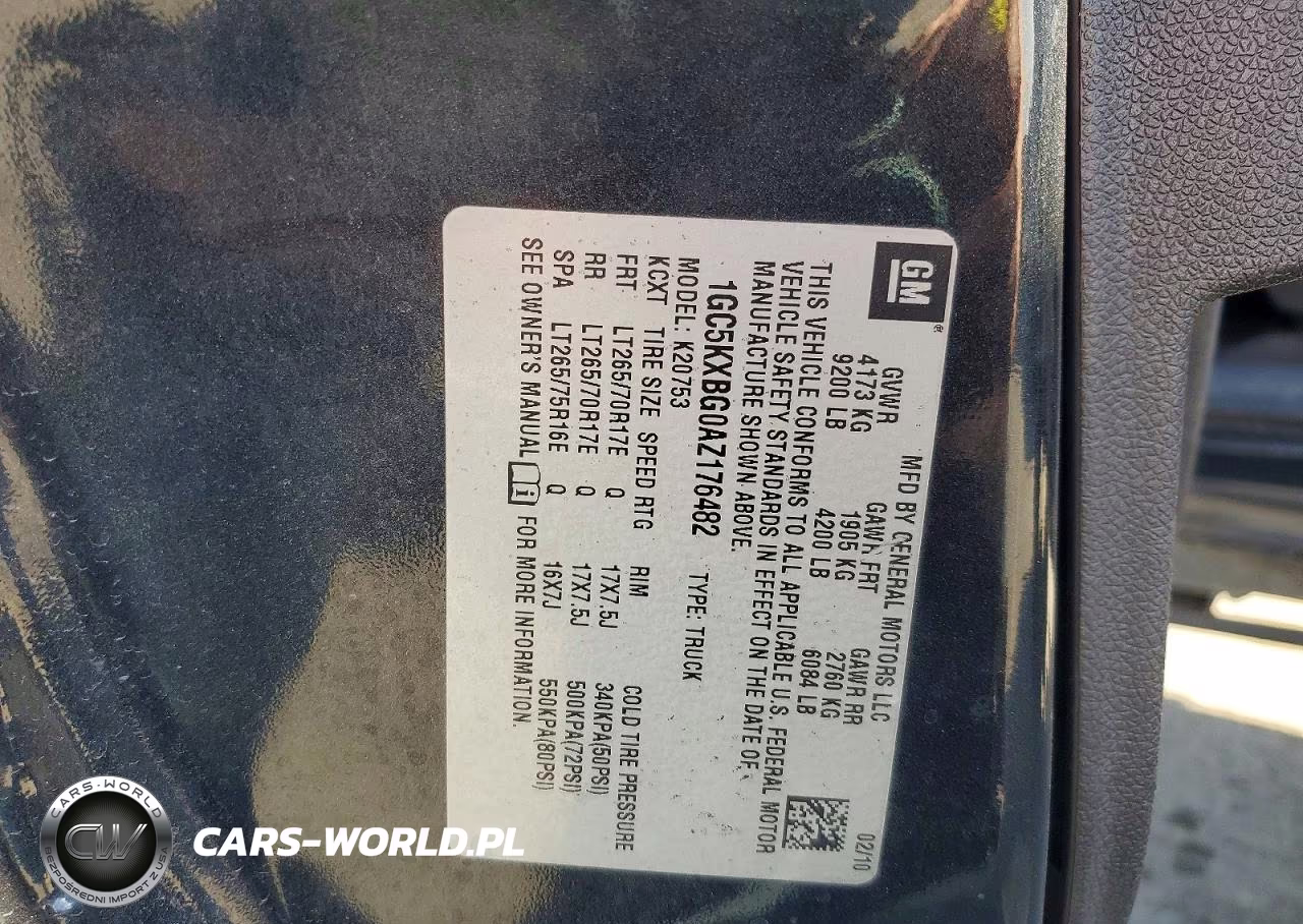 2010 Chevrolet Silverado K2500 Heavy Duty Lt VIN:1GC5KXBG0AZ176482 - 12