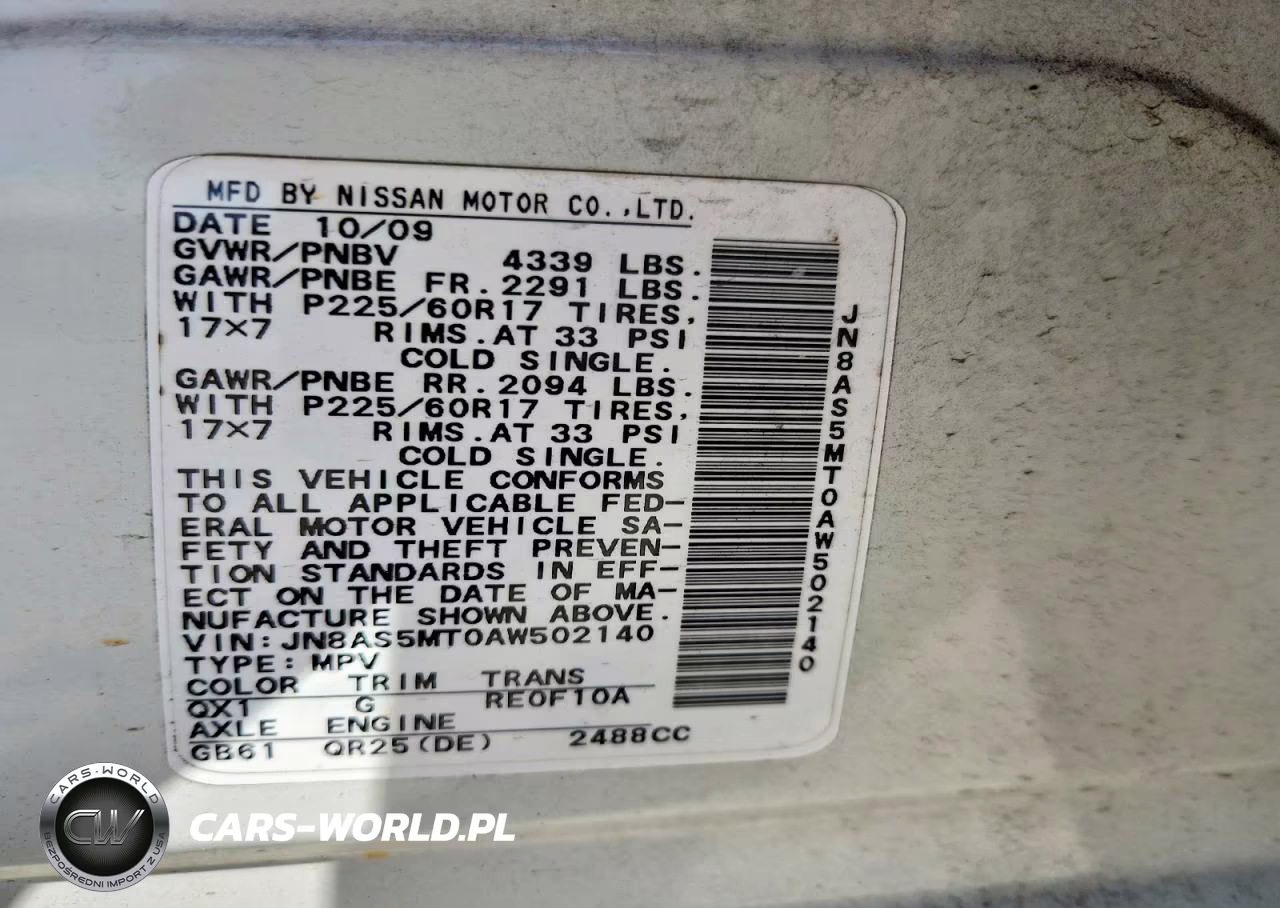 2010 Nissan Rogue Sl VIN:JN8AS5MT0AW502140 - 13