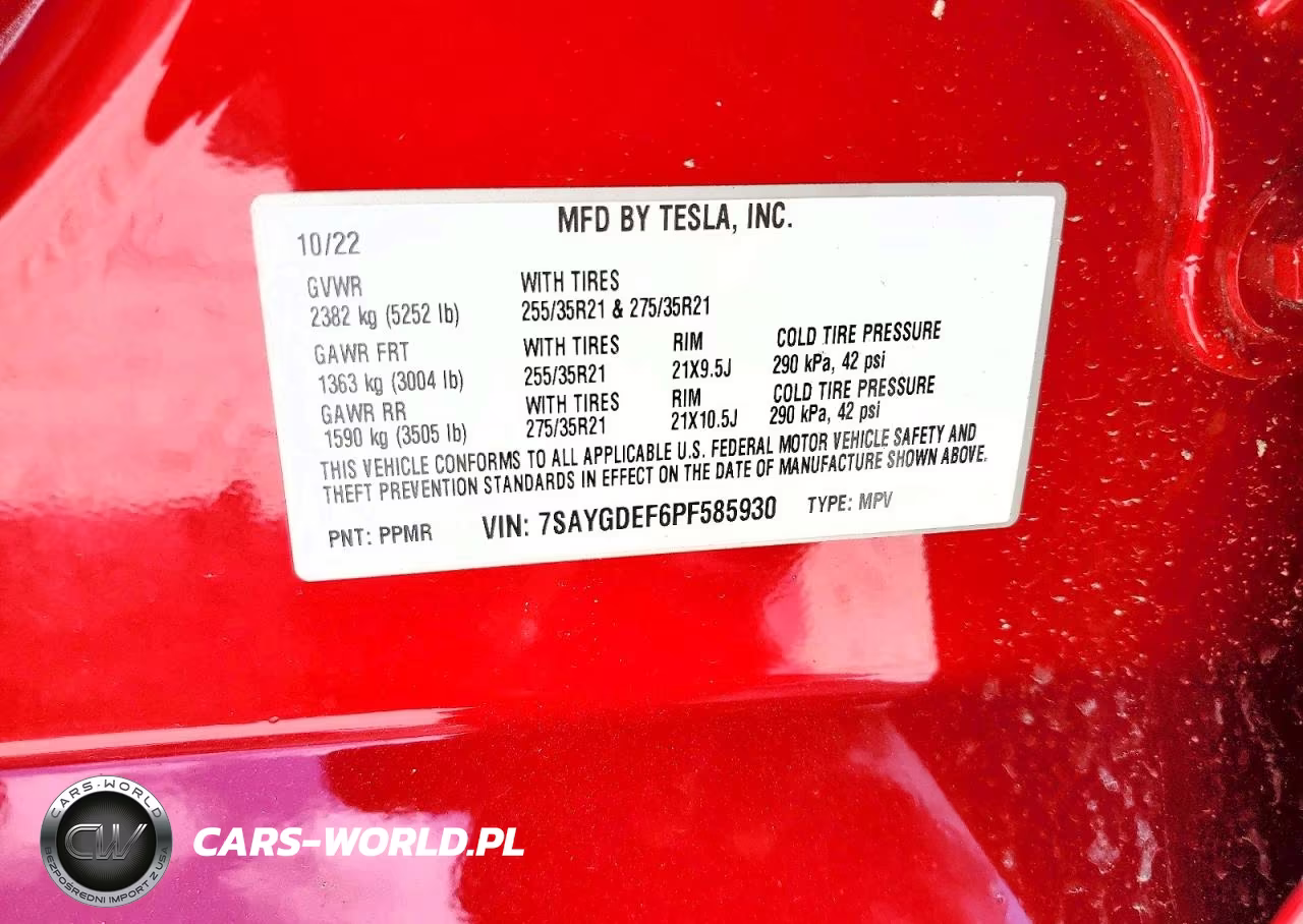 2023 Tesla Model Y VIN:7SAYGDEF6PF585930 - 12