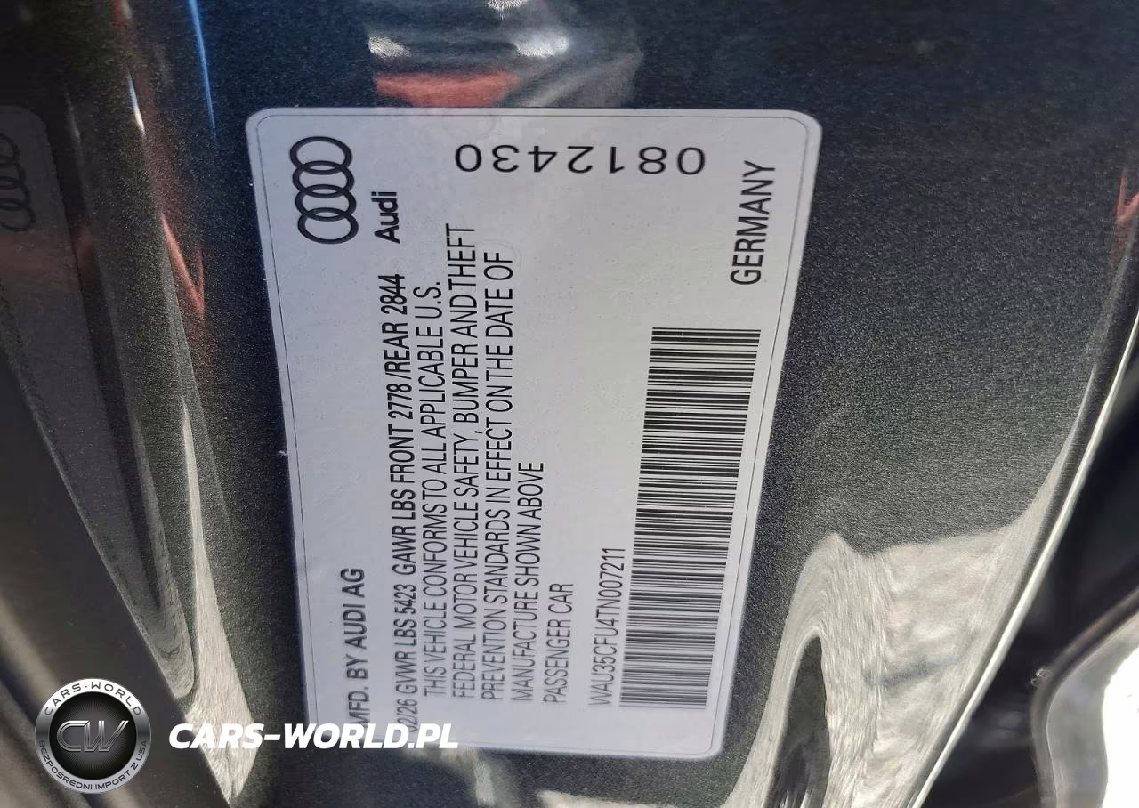 2026 Audi S5 Prestige VIN:WAU35CFU4TN007211 - 13