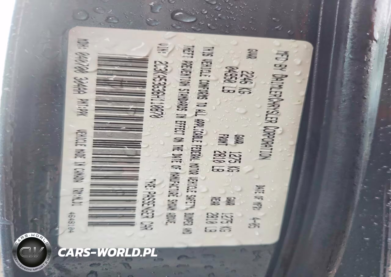 2006 Chrysler 300 Touring VIN:2C3KA53G36H110870 - 12