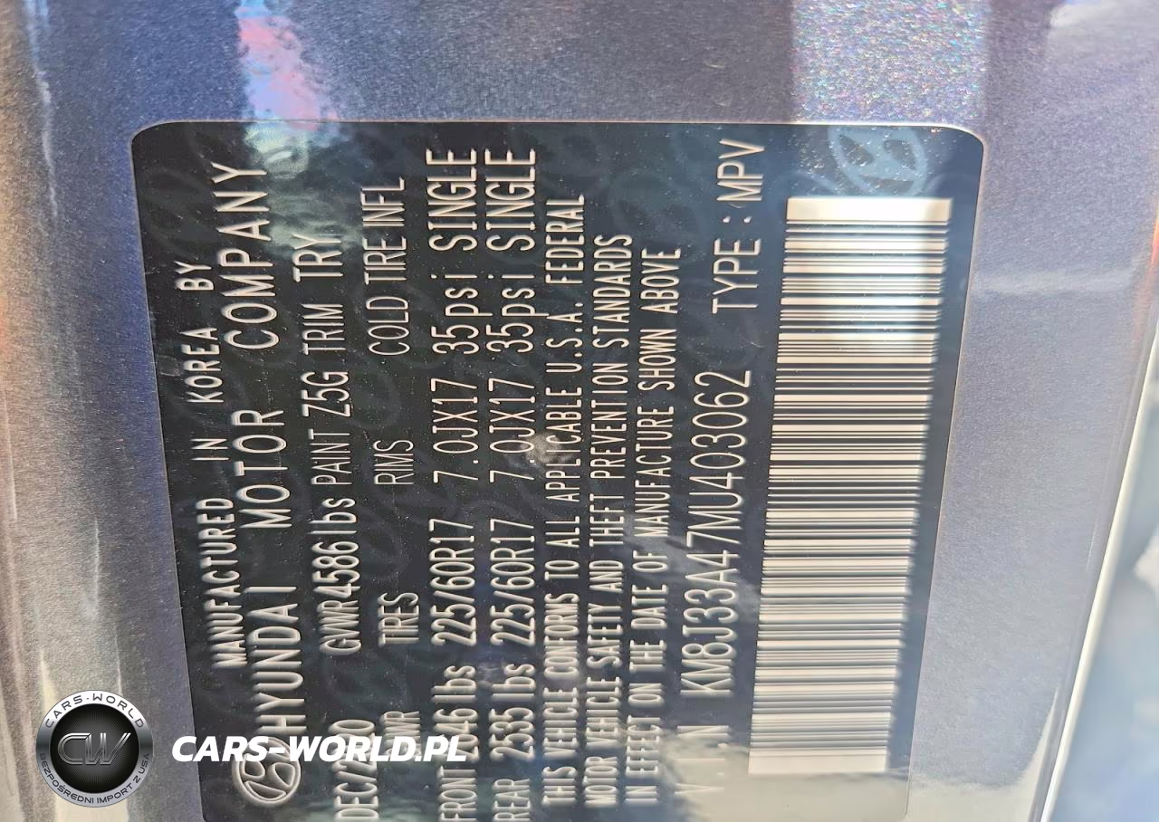 2021 Hyundai Tucson Value VIN:KM8J33A47MU403062 - 14