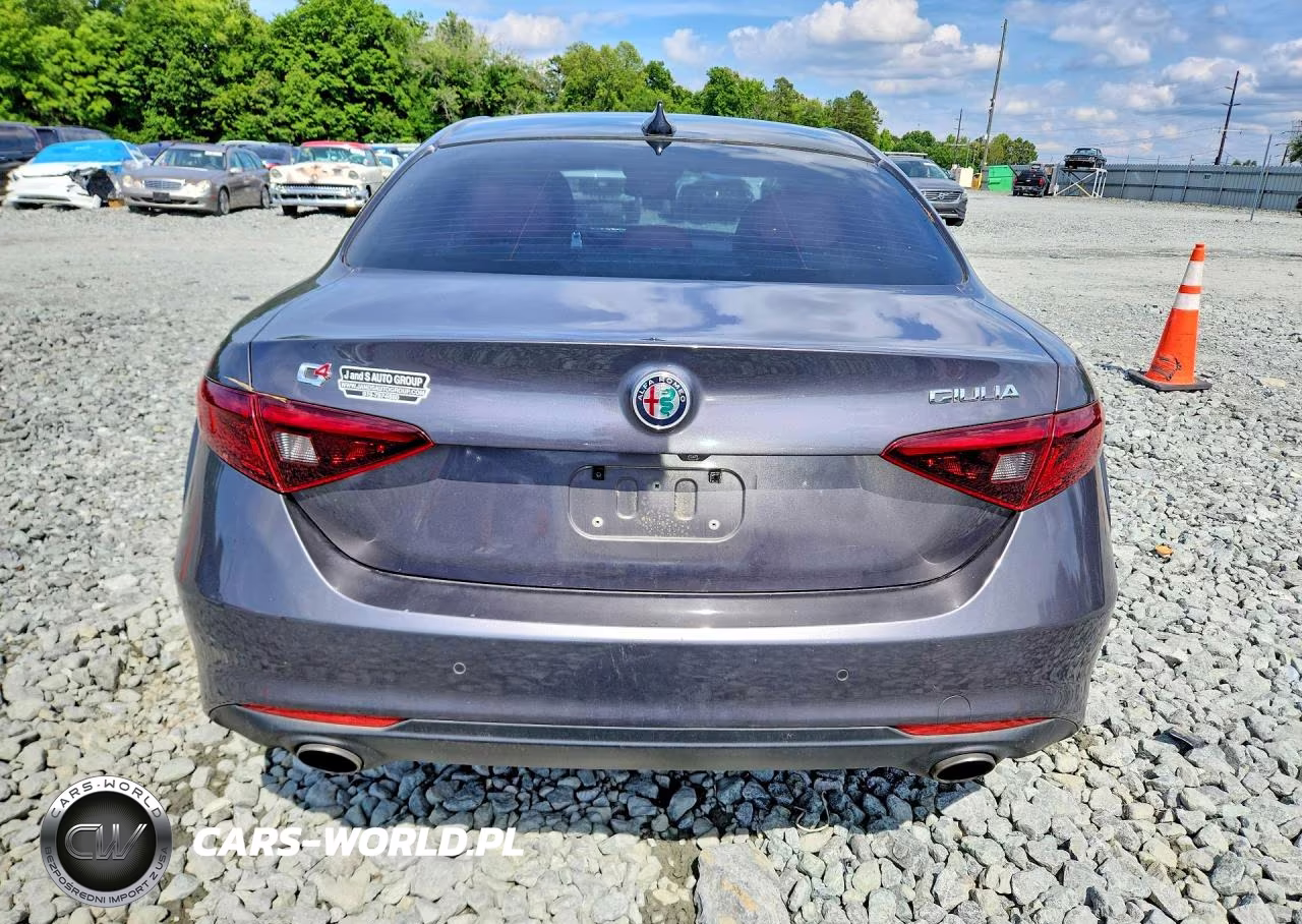 2018 Alfa Romeo Giulia Q4 VIN:ZARFAEDN7J7566715 - 6