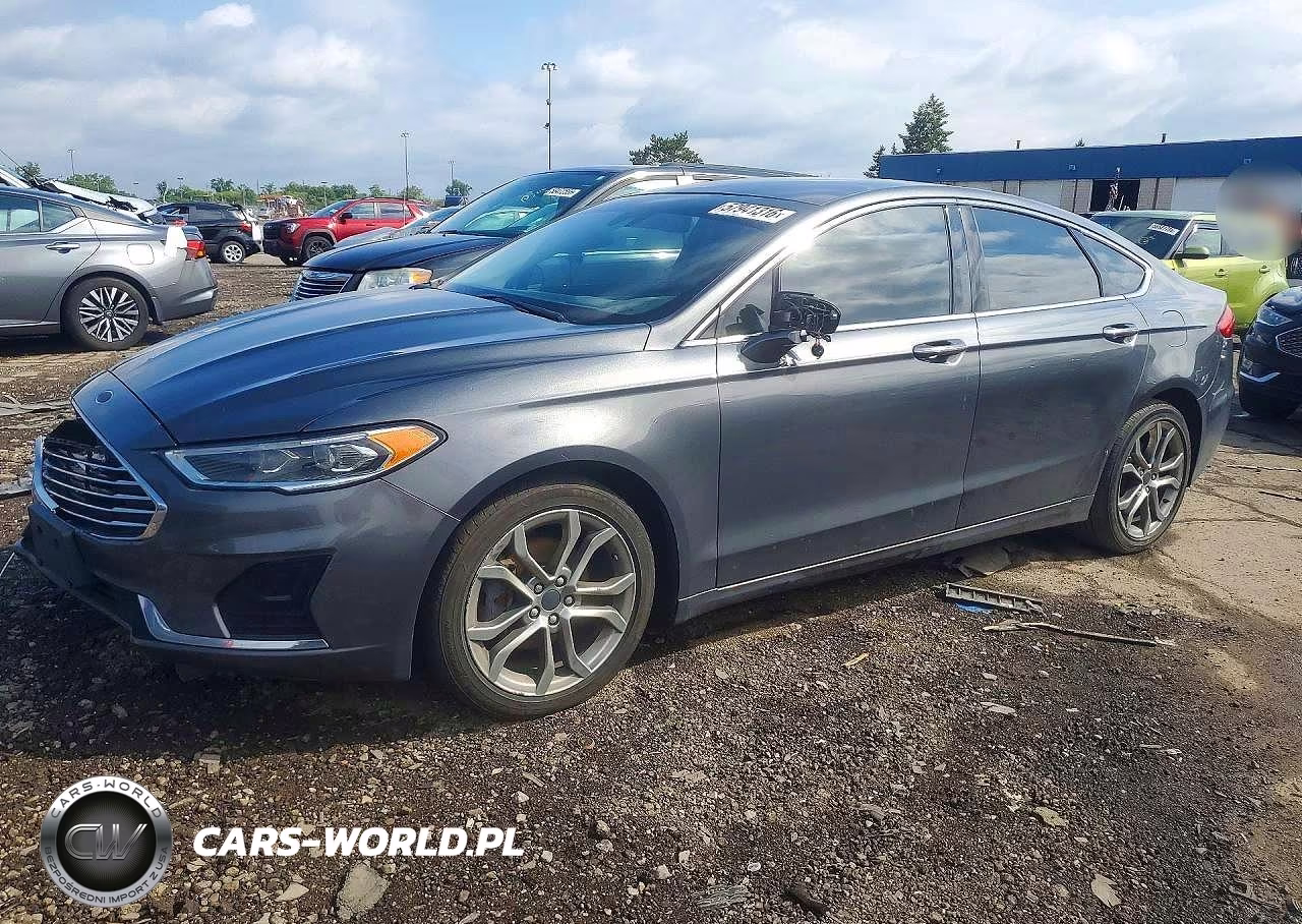 2019 Ford Fusion Sel VIN:3FA6P0CD0KR140580 - 1